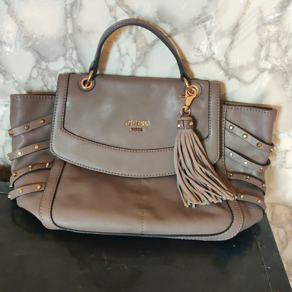Guess Top Handle Flap Bag - Picture 2 of 3